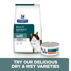 Hill's Prescription Diet W/d Diabetes Care Wet Cat Food With Chicken - 24x156g -ROYAL CANIN Sales I0041638 en 04