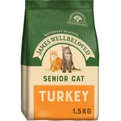 James Wellbeloved Complete Senior Dry Cat Food - Turkey 17 James Wellbeloved Complete Senior Dry Cat Food - Turkey -ROYAL CANIN Sales I0042151