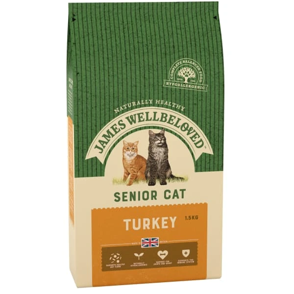 James Wellbeloved Complete Senior Dry Cat Food - Turkey 7 James Wellbeloved Complete Senior Dry Cat Food - Turkey - Image 7