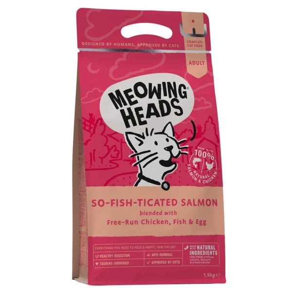 Meowing Heads So-Fish-Ticated Salmon Adult Dry Cat Food 4 Meowing Heads So-Fish-Ticated Salmon Adult Dry Cat Food - Image 4