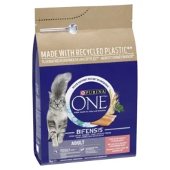 Purina ONE Adult Dry Cat Food - Salmon & Whole Grains