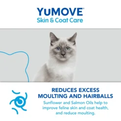 YuMOVE Skin & Coat Care Moulting Supplement Oil For Cats