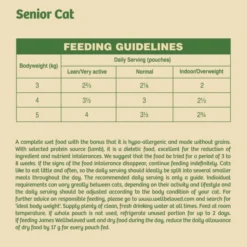 James Wellbeloved Grain Free Senior Cat Wet Food Pouch - Lamb
