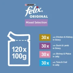 Felix Adult Wet Cat Food Pouch - Mixed Selection Meat & Fish In Jelly -ROYAL CANIN Sales I9499413 en 06