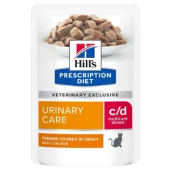 Hill's Prescription Diet C/d Multicare Stress Urinary Care Cat Wet Food - Chicken -ROYAL CANIN Sales I9499472
