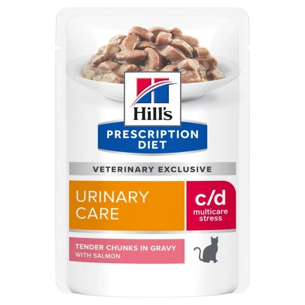 Hill's Prescription Diet C/d Multicare Stress Urinary Care Cat Wet Food - Salmon 10 Hill's Prescription Diet C/d Multicare Stress Urinary Care Cat Wet Food - Salmon - Image 10