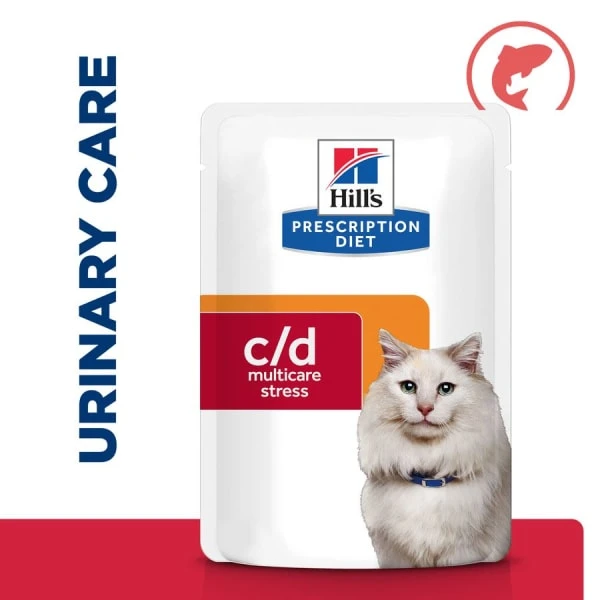 Hill's Prescription Diet C/d Multicare Stress Urinary Care Cat Wet Food - Salmon 9 Hill's Prescription Diet C/d Multicare Stress Urinary Care Cat Wet Food - Salmon - Image 9