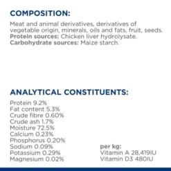 Hill's Prescription Diet Z/d Food Sensitivities Adult/Senior Wet Cat Food - Original -ROYAL CANIN Sales I9517331 en 09