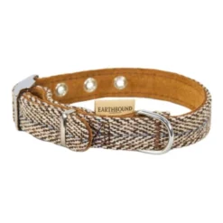 Earthbound Tweed Herringbone Dog Collar