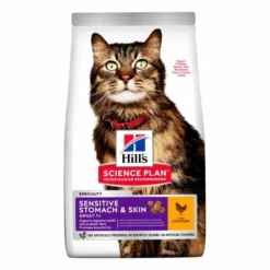 Hill's Science Plan Adult Sensitive Stomach & Skin Chicken Dry Cat Food -ROYAL CANIN Sales I9521498