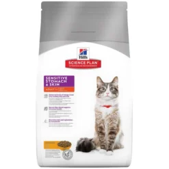 Hill's Science Plan Adult Sensitive Stomach & Skin Chicken Dry Cat Food -ROYAL CANIN Sales I9521498 02