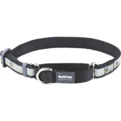 Red Dingo Martingale Dog Collar Bumblebee Black