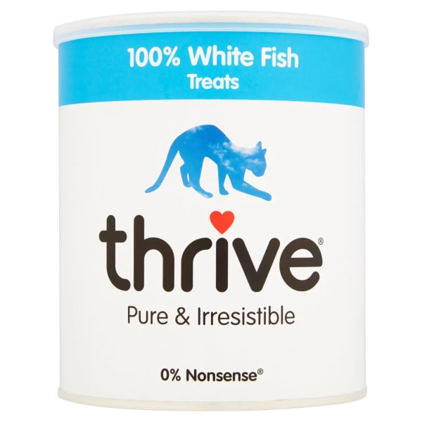 Thrive 100% White Fish Cat Treat MaxiTube 1 Thrive 100% White Fish Cat Treat MaxiTube