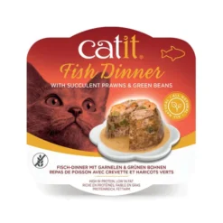 Catit Grain-free Fish Dinner Wet Cat Food - Fish With Prawn & Green Beans -ROYAL CANIN Sales I9530319