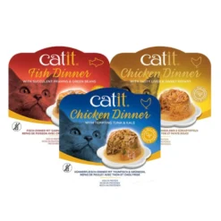 Catit Grain-free Fish Dinner Wet Cat Food - Fish With Prawn & Green Beans -ROYAL CANIN Sales I9530319 01