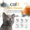 Catit Grain-free Fish Dinner Wet Cat Food - Fish With Prawn & Green Beans