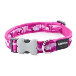 Red Dingo Camouflage Dog Collar In Hot Pink -ROYAL CANIN Sales I9530456