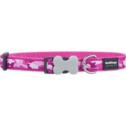 Red Dingo Camouflage Dog Collar In Hot Pink -ROYAL CANIN Sales I9530456 01