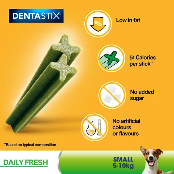 Pedigree Dentastix Fresh Daily Dental Chews For Small Dog 4 Pedigree Dentastix Fresh Daily Dental Chews For Small Dog - Image 4