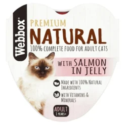 Webbox Natural Adult Wet Cat Food - Salmon In Jelly