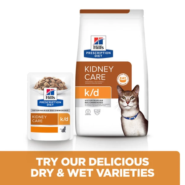Hill's Prescription Diet K/d Kidney Care Adult And Senior Dry Cat Food - Tuna 2 Hill's Prescription Diet K/d Kidney Care Adult And Senior Dry Cat Food - Tuna - Image 2