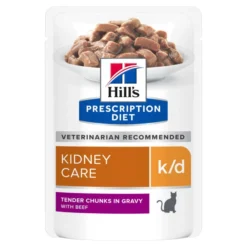 Hill's Prescription Diet K/d Kidney Care Adult And Senior Wet Cat Food - Beef -ROYAL CANIN Sales I9568284