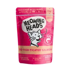 Meowing Heads So-Fish-Ticated Adult Wet Cat Food In Pouches - Salmon, Chicken & Beef -ROYAL CANIN Sales I9584288