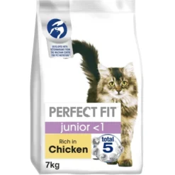 Perfect Fit Junior <1 Dry Cat Food - Chicken -ROYAL CANIN Sales I9601286