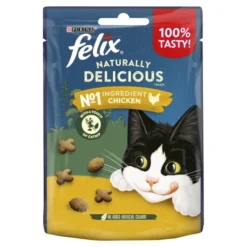 Felix Naturally Delicious Adult Cat Treats - Chicken & Catnip -ROYAL CANIN Sales I9602440