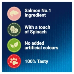 Felix Naturally Delicious Adult Cat Treats - Salmon & Spinach