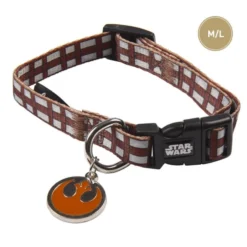 For Fan Pets Star Wars Chewbacca Adult Dog Collar - Brown