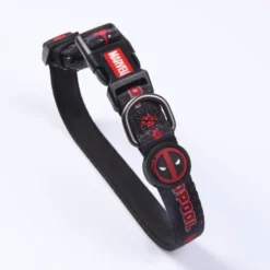 For Fan Pets Premium Deadpool Adult Dog Collar - Black -ROYAL CANIN Sales I9608285