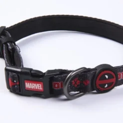 For Fan Pets Premium Deadpool Adult Dog Collar - Black -ROYAL CANIN Sales I9608285 en 06