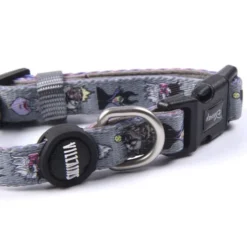 For Fan Pets Premium Disney Villains Adult Dog Collar - Grey