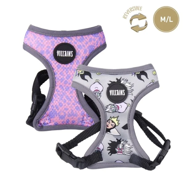 For Fan Pets Premium Disney Villains Adult Dog Harness - Grey 4 For Fan Pets Premium Disney Villains Adult Dog Harness - Grey - Image 4