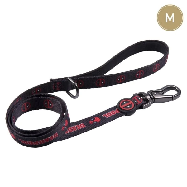 For Fan Pets Premium Deadpool Adult Dog Leash - Black 5 For Fan Pets Premium Deadpool Adult Dog Leash - Black - Image 5