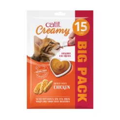 Catit Creamy Grain-free Adult Cat Treats - Chicken -ROYAL CANIN Sales I9629281