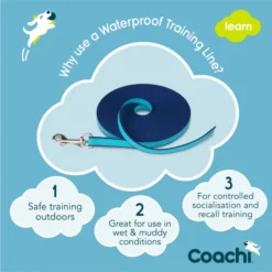 Coachi Waterproof Training Line For Dogs - Navy & Blue -ROYAL CANIN Sales I9659290 en 04