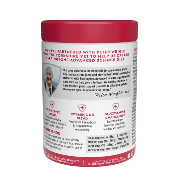 Harringtons Advanced Science Joint Support Adult Dog Tablets 5 Harringtons Advanced Science Joint Support Adult Dog Tablets - Image 5
