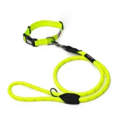 Long Paws Urban Trek Reflective Neon Dog Collar