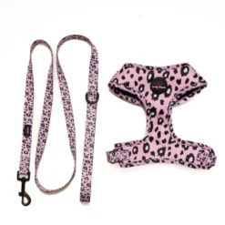 Long Paws Funk The Dog Leopard Dog Harness - Pink -ROYAL CANIN Sales I9684309 en 02
